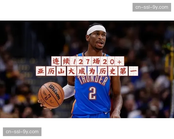 雷霆亚历山大连续128场得分20+超越张伯伦创NBA历史纪录